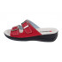 Odpružená zdravotná obuv MED15 - Červená (Čierna podrážka)